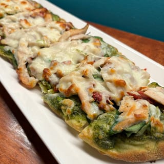 Pesto Chicken Flatbread